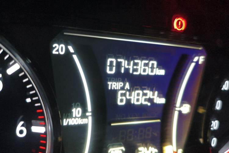 Used Honda Crider 2019 180 Turbo CVT Luxury Edition China V Odometer Close Up