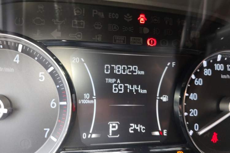 Used Honda Crider 2019 180 Turbo CVT Comfort Version China VI Odometer Close Up