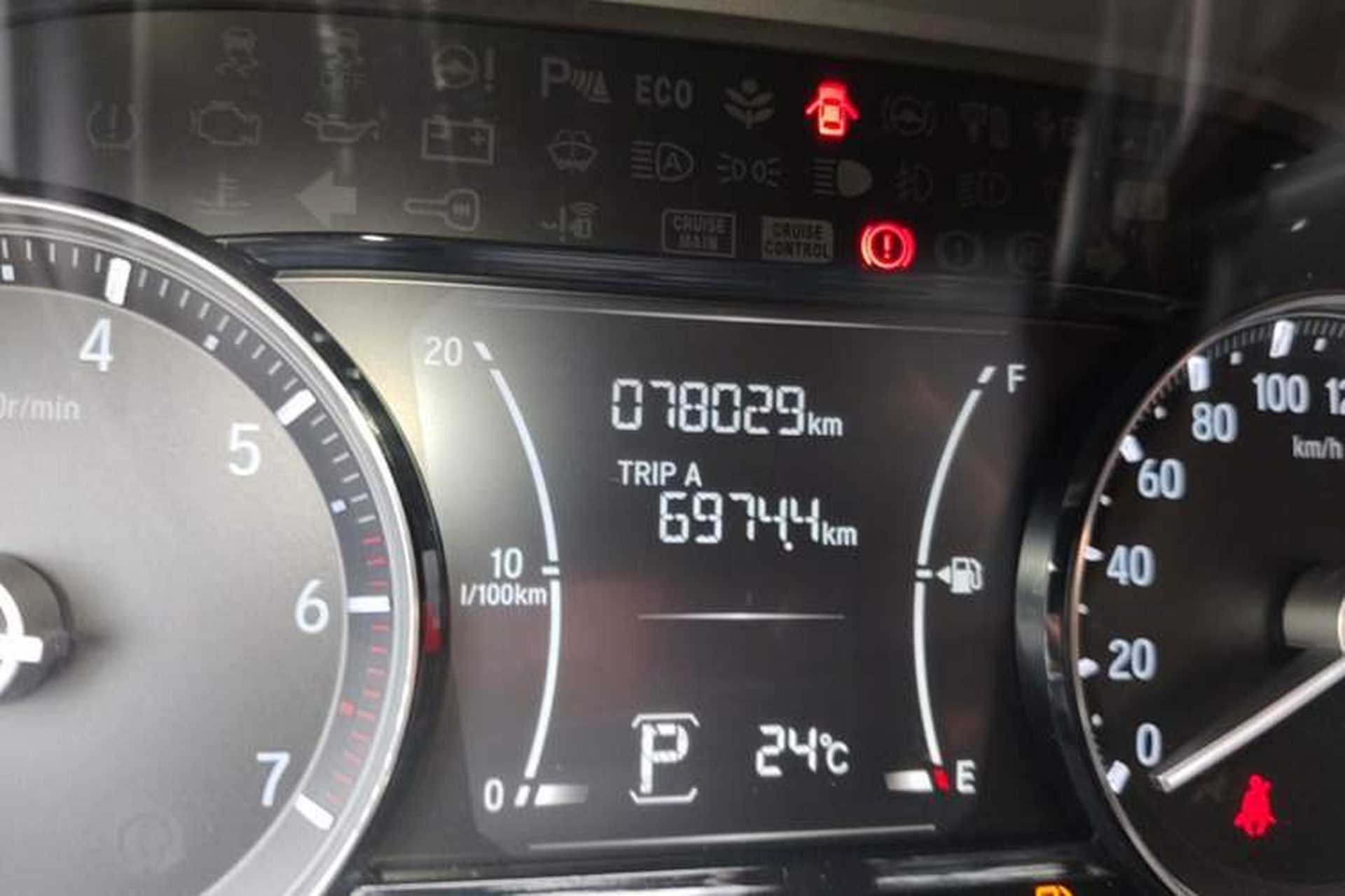 Used Honda Crider 2019 180 Turbo CVT Comfort Version China VI Odometer Close Up