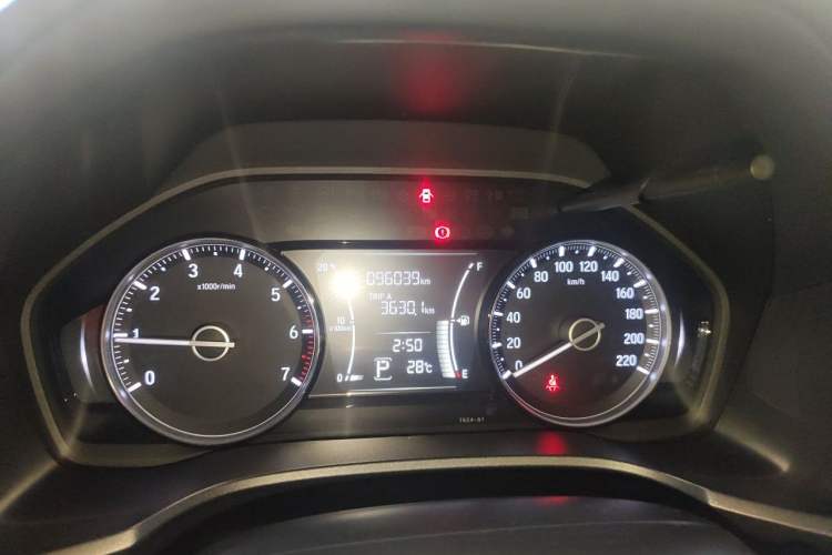 Used Honda Crider 2019 180 Turbo CVT Luxury Edition China VI Emission Standard Odometer Close Up