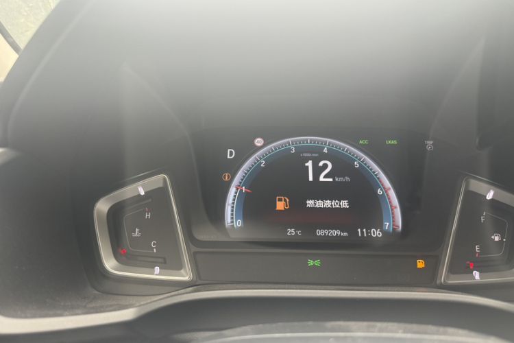 Used Honda Crider 2019 180 Turbo CVT Leading Edition China VI Odometer Close Up