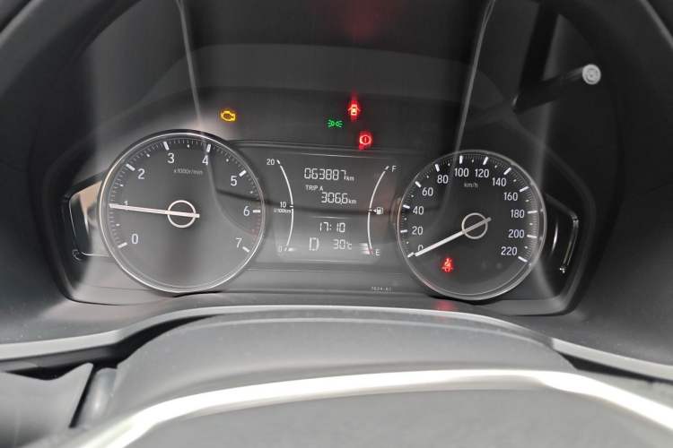 Used Honda Crider 2019 180 Turbo CVT Luxury Edition China VI Emission Standard Odometer Close Up