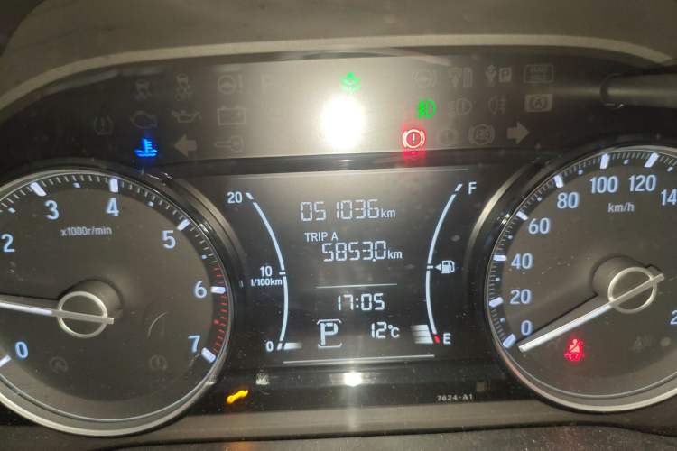 Used Honda Crider 2019 180 Turbo CVT Luxury Edition China V Odometer Close Up