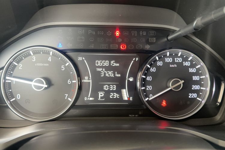 Used Honda Crider 2019 180 Turbo CVT Comfort Version China VI Odometer Close Up