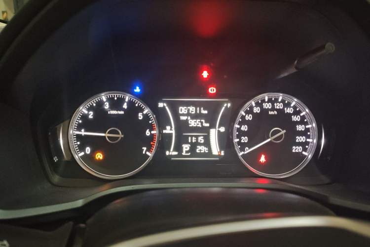 Used Honda Crider 2019 180 Turbo CVT Luxury Edition China VI Emission Standard Instrument Cluster
