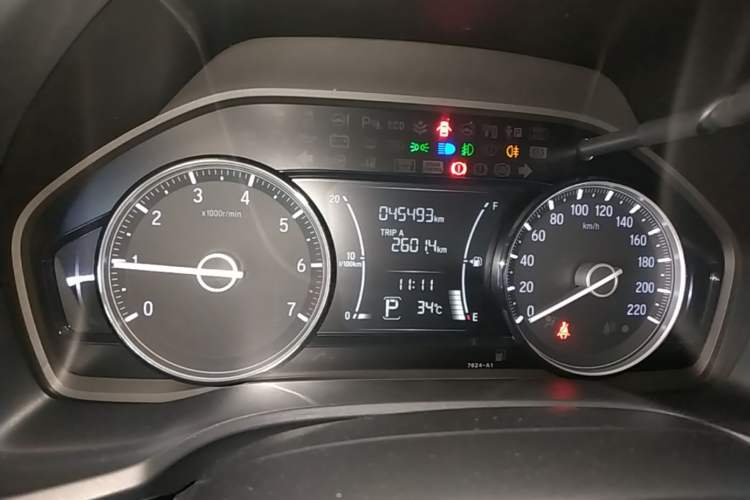 Used Honda Crider 2019 180 Turbo CVT Luxury Edition China VI Emission Standard Instrument Cluster