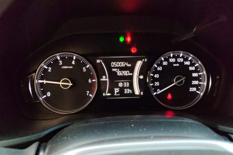 Used Honda Crider 2019 180 Turbo CVT Luxury Edition China VI Emission Standard Instrument Cluster