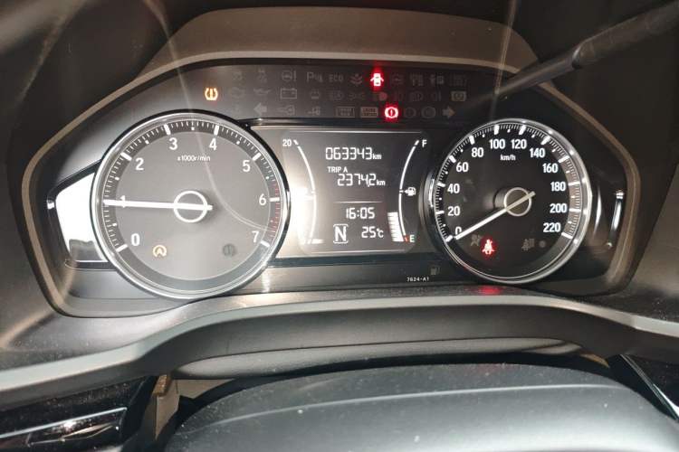 Used Honda Crider 2019 180 Turbo CVT Luxury Edition China VI Emission Standard Instrument Cluster