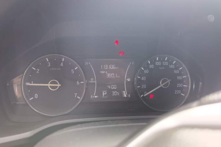 Used Honda Crider 2019 180 Turbo CVT Luxury Edition China VI Emission Standard Instrument Cluster