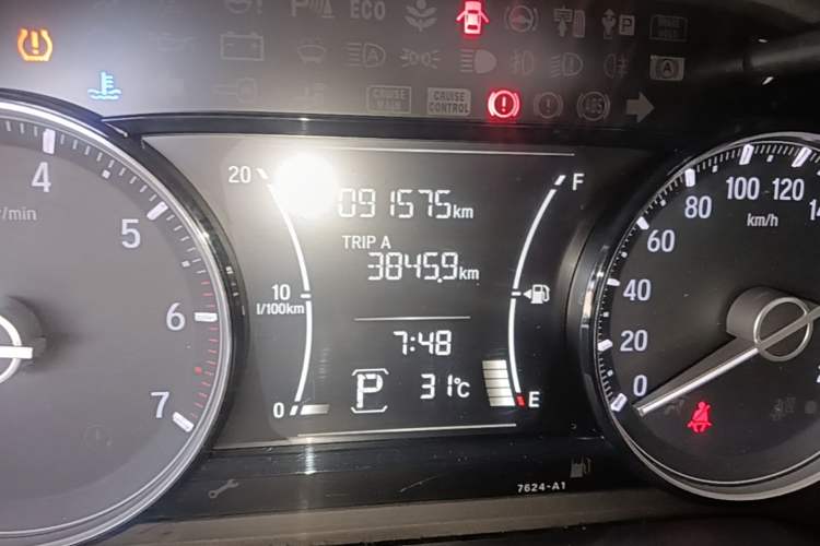 Used Honda Crider 2019 180 Turbo CVT Luxury Edition China VI Emission Standard Instrument Cluster