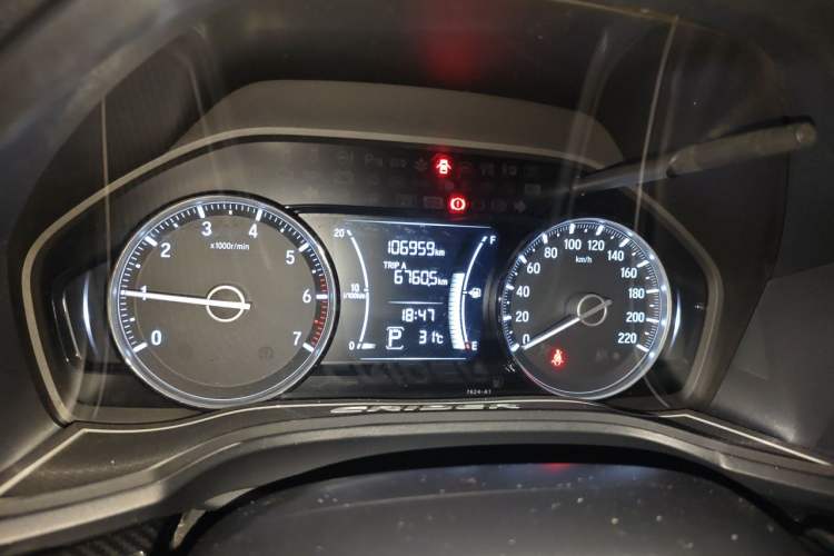 Used Honda Crider 2019 180 Turbo CVT Luxury Edition China VI Emission Standard Instrument Cluster