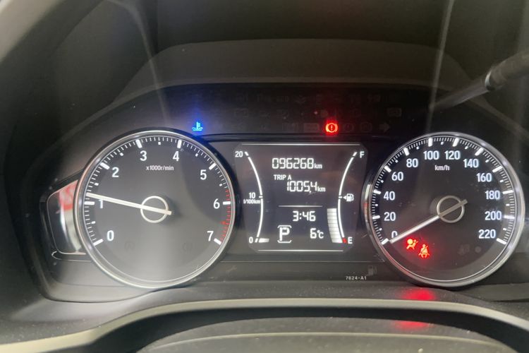 Used Honda Crider 2019 180 Turbo CVT Luxury Edition China VI Emission Standard Odometer Close Up