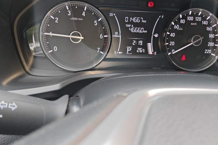 Used Honda Crider 2019 180 Turbo CVT Comfort Version China VI Odometer Close Up