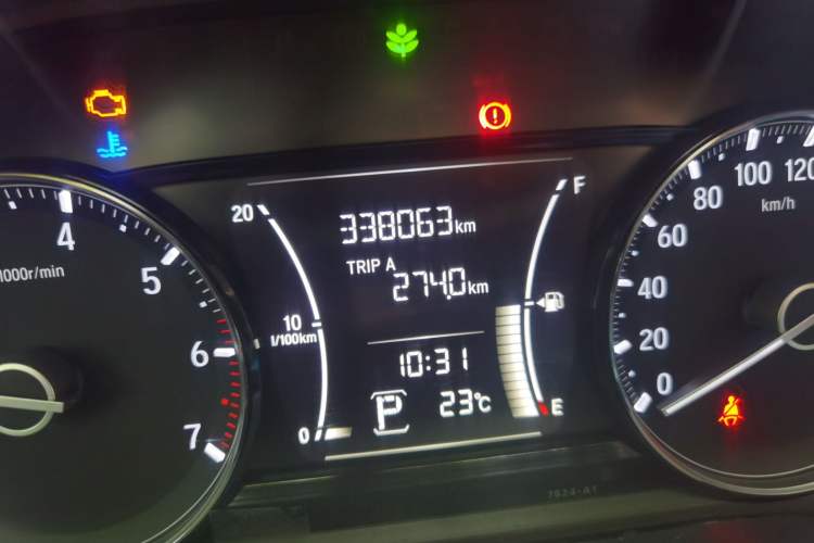 Used Honda Crider 2019 180 Turbo CVT Luxury Edition China V Odometer Close Up