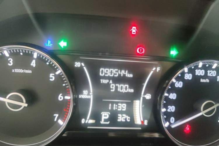 Used Honda Crider 2019 180 Turbo CVT Comfort Version China VI Odometer Close Up
