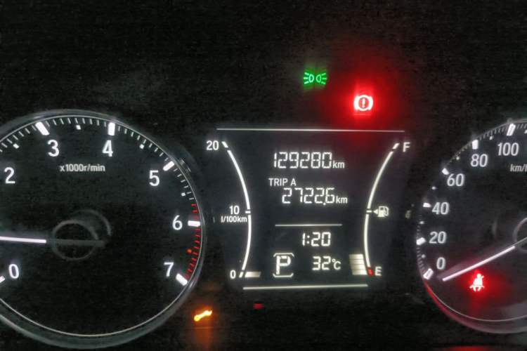 Used Honda Crider 2019 180 Turbo CVT Luxury Edition China V Odometer Close Up