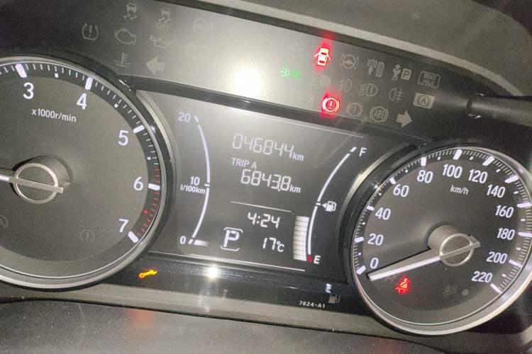 Used Honda Crider 2019 180 Turbo CVT Comfort Version China VI Odometer Close Up
