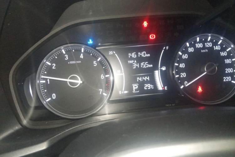 Used Honda Crider 2019 180 Turbo CVT Luxury Edition China V Odometer Close Up