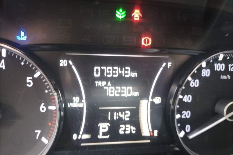 Used Honda Crider 2019 180 Turbo CVT Comfort Version China VI Odometer Close Up