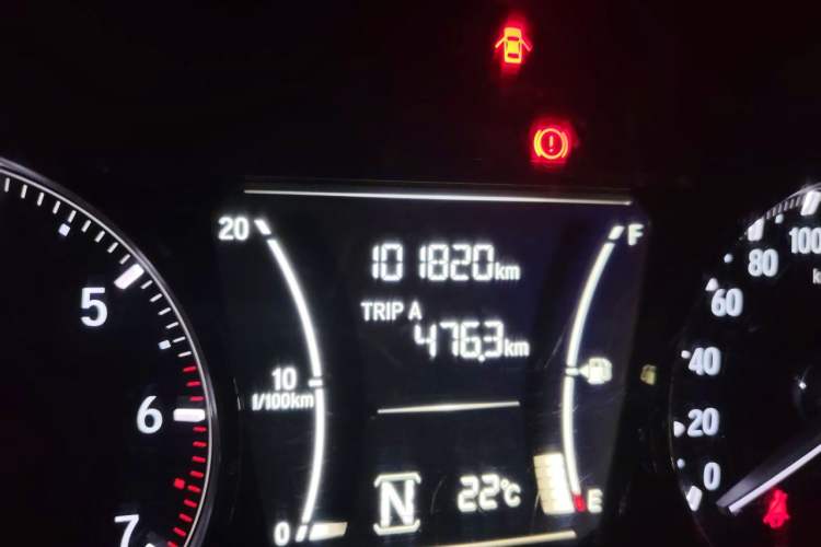 Used Honda Crider 2019 180 Turbo CVT Comfort Version China VI Odometer Close Up
