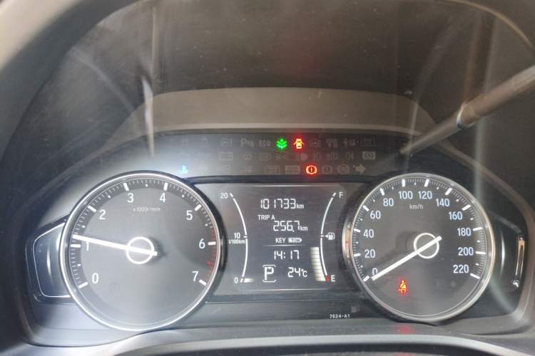Used Honda Crider 2019 180 Turbo CVT Luxury Edition China V Odometer Close Up