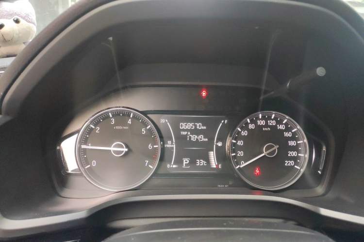 Used Honda Crider 2019 180 Turbo CVT Luxury Edition China VI Emission Standard Odometer Close Up