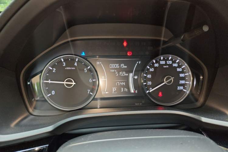 Used Honda Crider 2019 180 Turbo CVT Luxury Edition China VI Emission Standard Odometer Close Up