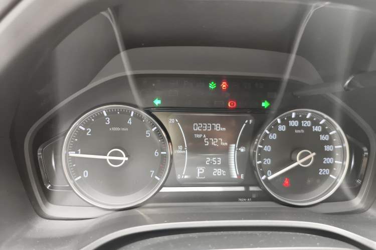Used Honda Crider 2019 180 Turbo CVT Comfort Edition China V Odometer Close Up