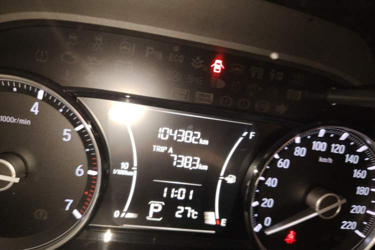 Used Honda Crider 2019 180 Turbo CVT Comfort Version China VI Odometer Close Up