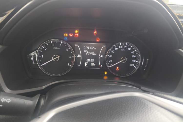 Used Honda Crider 2019 180 Turbo CVT Comfort Version China VI Odometer Close Up