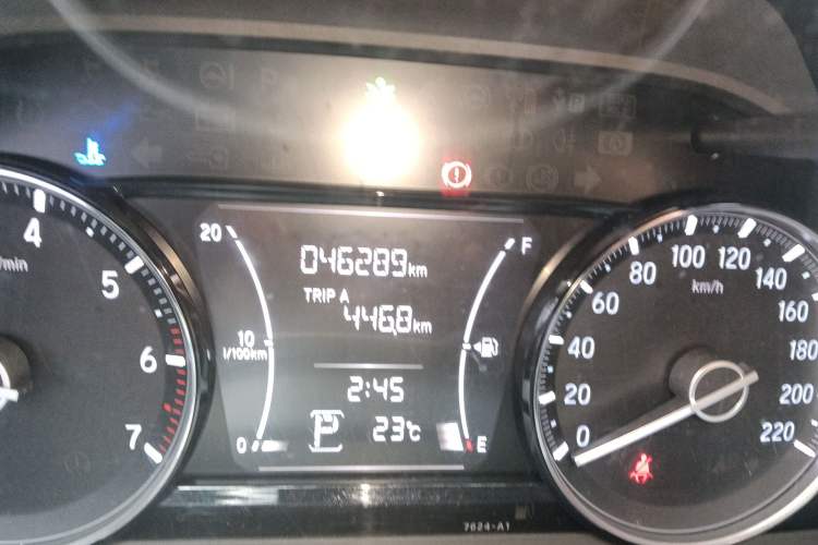 Used Honda Crider 2019 180 Turbo CVT Luxury Edition China VI Emission Standard Odometer Close Up