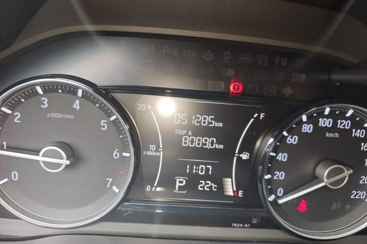 Used Honda Crider 2019 180 Turbo CVT Comfort Version China VI Odometer Close Up