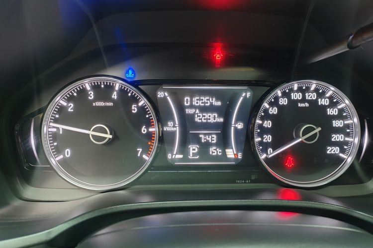 Used Honda Crider 2019 180 Turbo CVT Luxury Edition China VI Emission Standard Odometer Close Up