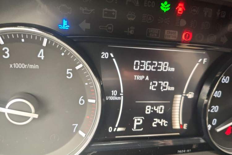 Used Honda Crider 2019 180 Turbo CVT Comfort Version China VI Odometer Close Up