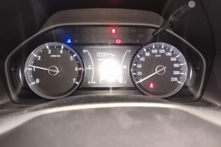 Used Honda Crider 2019 180 Turbo CVT Luxury Edition China VI Emission Standard Odometer Close Up