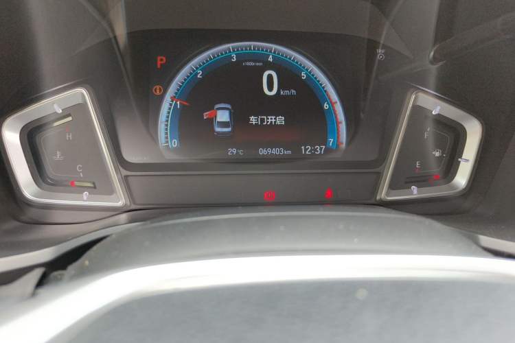Used Honda Crider 2019 180 Turbo CVT Flagship Edition China VI Odometer Close Up