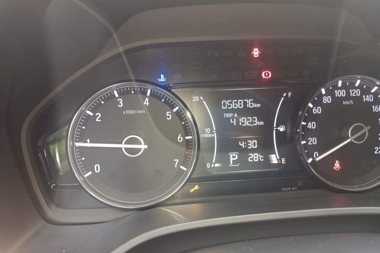 Used Honda Crider 2019 180 Turbo CVT Comfort Version China VI Odometer Close Up