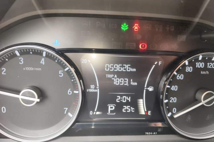 Used Honda Crider 2019 180 Turbo CVT Comfort Version China VI Odometer Close Up