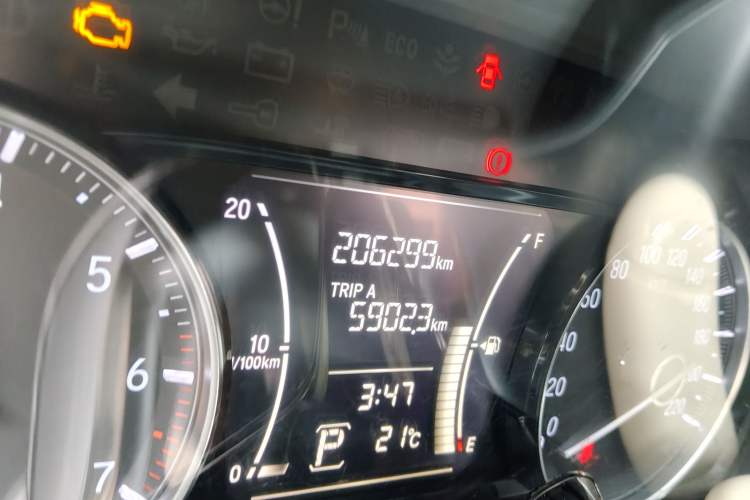Used Honda Crider 2019 180 Turbo CVT Comfort Edition China V Odometer Close Up
