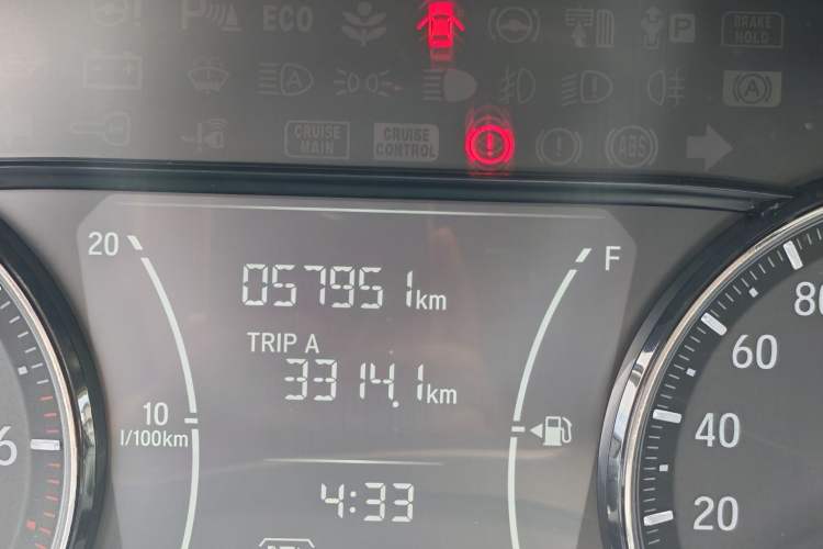 Used Honda Crider 2019 180 Turbo CVT Comfort Version China VI Odometer Close Up