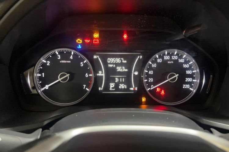 Used Honda Crider 2019 180 Turbo CVT Comfort Version China VI Odometer Close Up