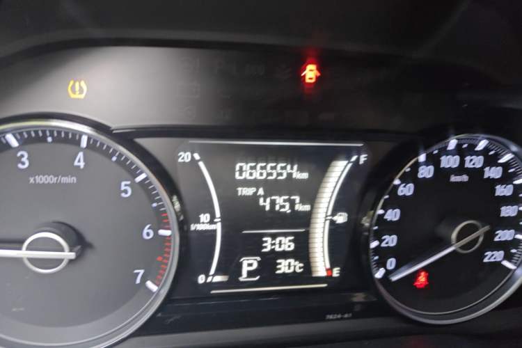 Used Honda Crider 2019 180 Turbo CVT Luxury Edition China VI Emission Standard Odometer Close Up