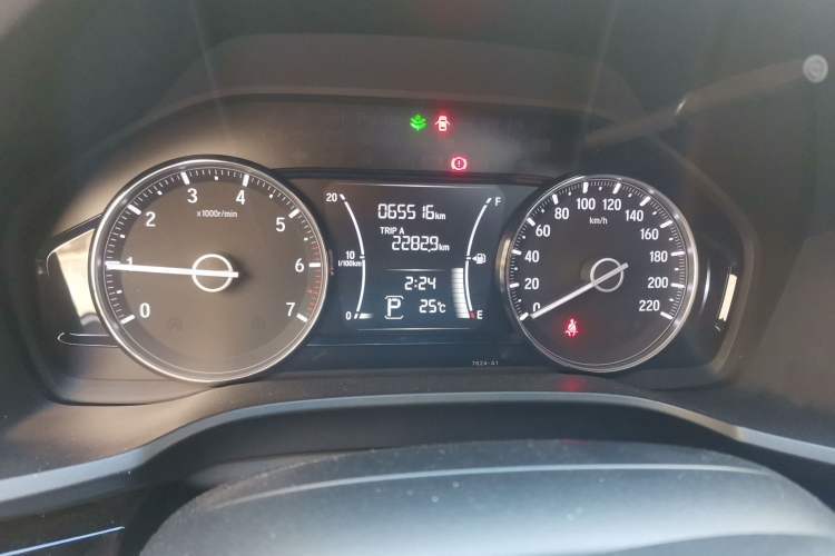 Used Honda Crider 2019 180 Turbo CVT Luxury Edition China V Odometer Close Up