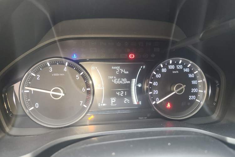 Used Honda Crider 2019 180 Turbo CVT Luxury Edition China V Odometer Close Up