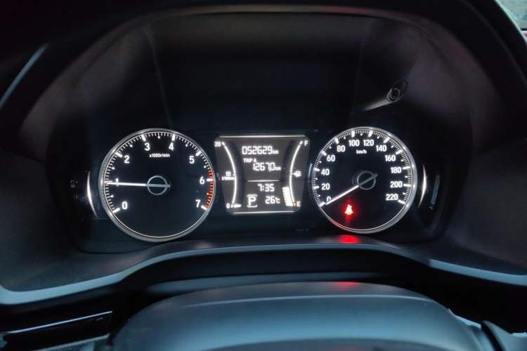Used Honda Crider 2019 180 Turbo CVT Luxury Edition China VI Emission Standard Odometer Close Up