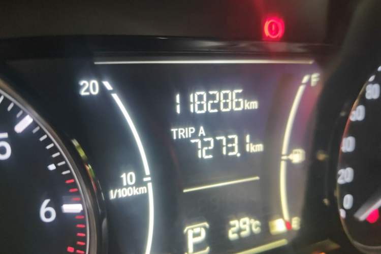 Used Honda Crider 2019 180 Turbo CVT Comfort Version China VI Odometer Close Up