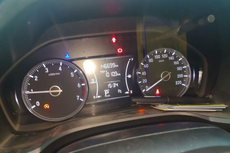 Used Honda Crider 2019 180 Turbo CVT Comfort Version China VI Odometer Close Up