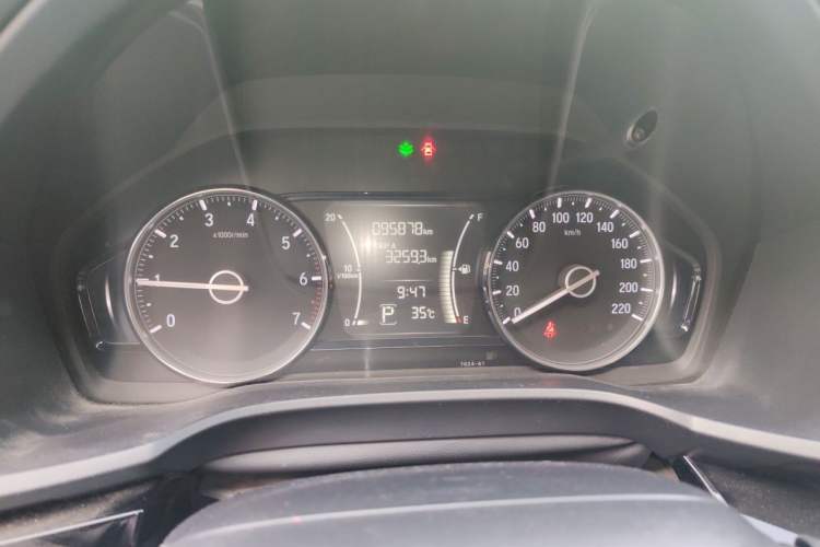 Used Honda Crider 2019 180 Turbo CVT Luxury Edition China VI Emission Standard Odometer Close Up