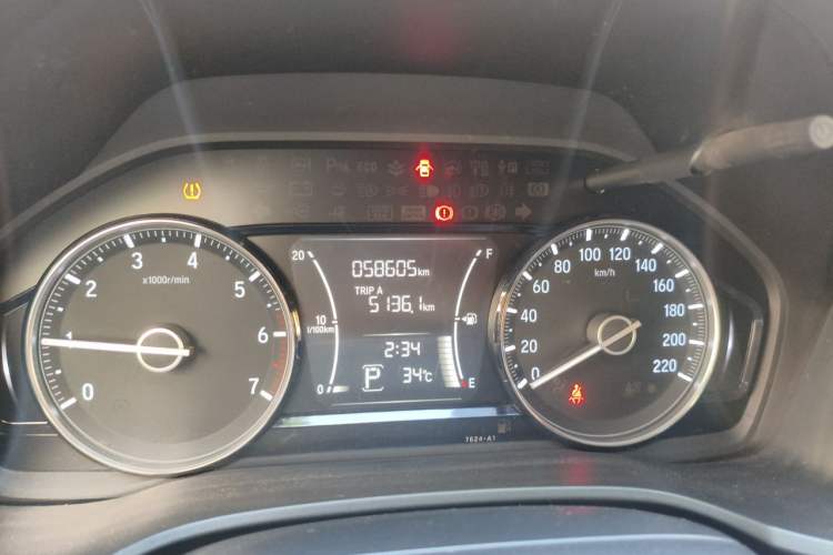 Used Honda Crider 2019 180 Turbo CVT Comfort Version China VI Odometer Close Up
