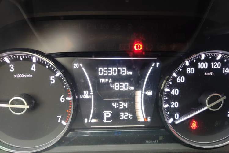 Used Honda Crider 2019 180 Turbo CVT Luxury Edition China V Odometer Close Up